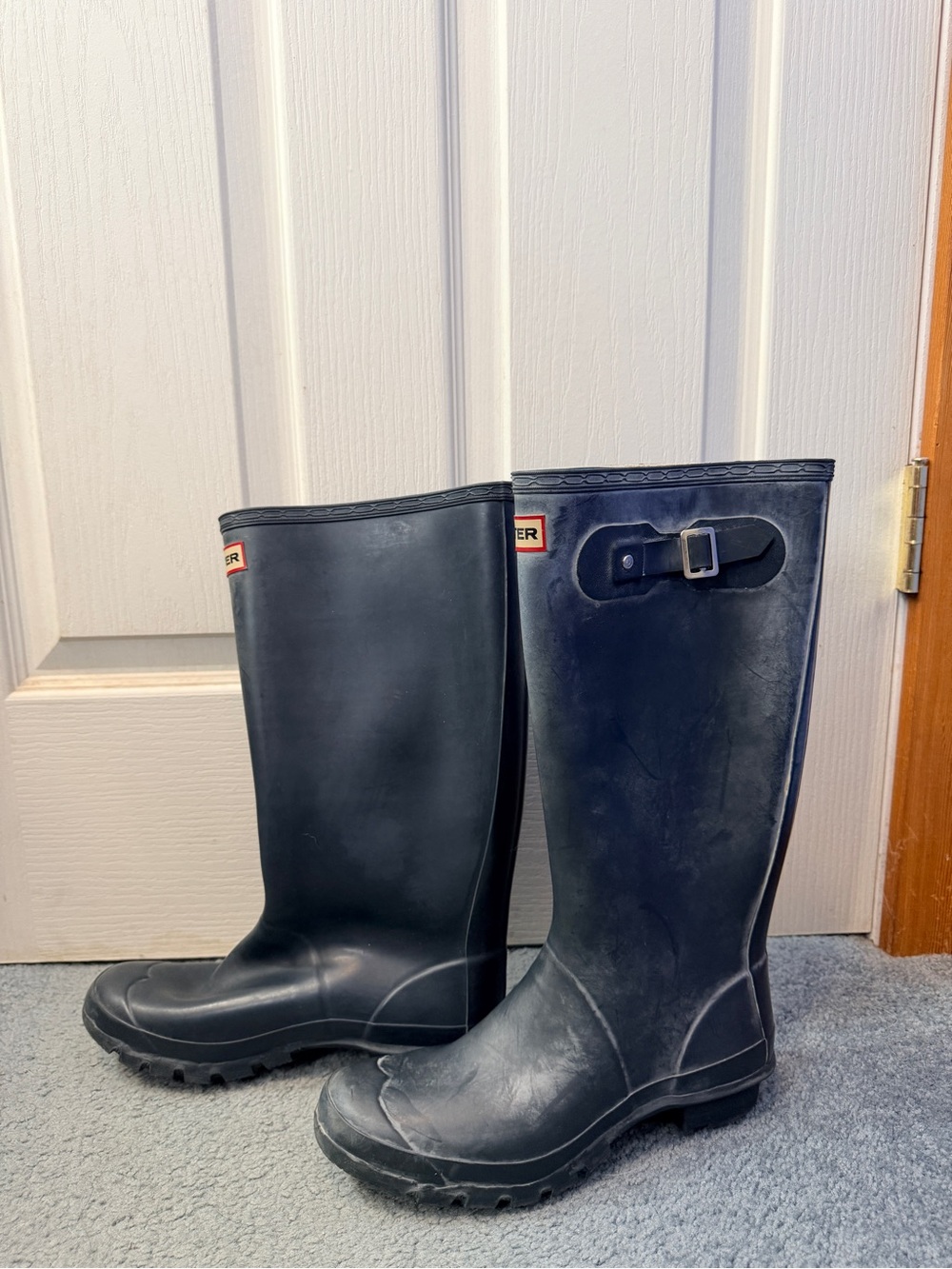 Hunter Original Navy Tall Rain Boots